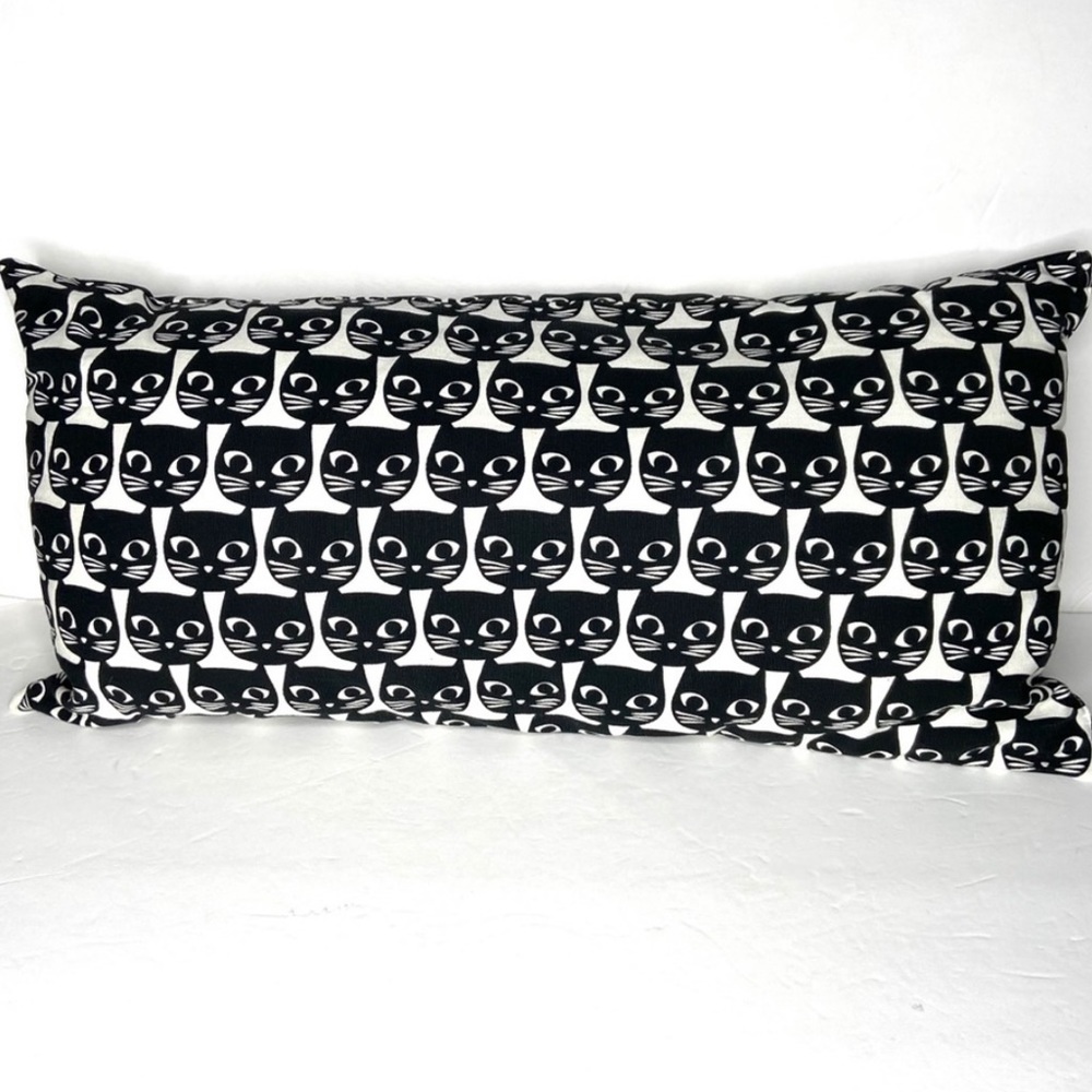 Black Cat IKEA Accent Pillow